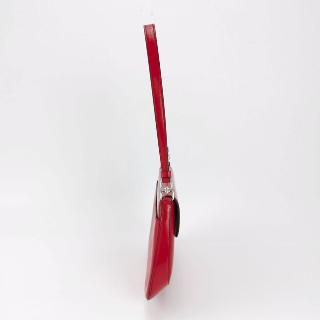 Sold Prada Cleo Flap Red Leather Small Shoulder bag