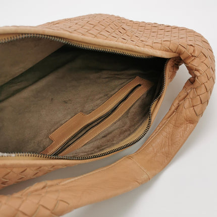 Bottega Veneta Veneta Hobo Beige Almond Brown 47cm