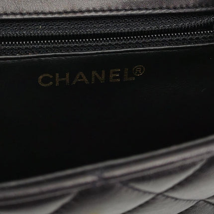 Chanel Vintage Belt Bag Mini Black Lambskin Leather Gold-tone Hardware