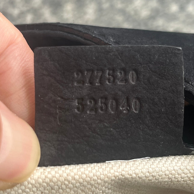 Gucci Jackie 1961 Medium Black Suede Leather Bag