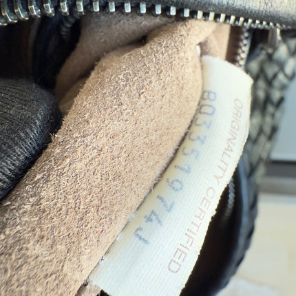 Bottega Veneta Intrecciato Hobo Bag Medium Black Leather 47cm