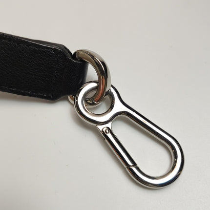 Loewe Puzzle Medium Black Smooth Leather White Logo 2016