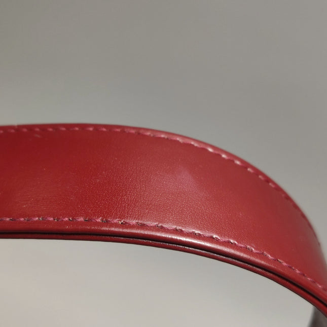 Gucci Jackie 1961 Red Burgundy Leather Bag Small Shoulder Bag