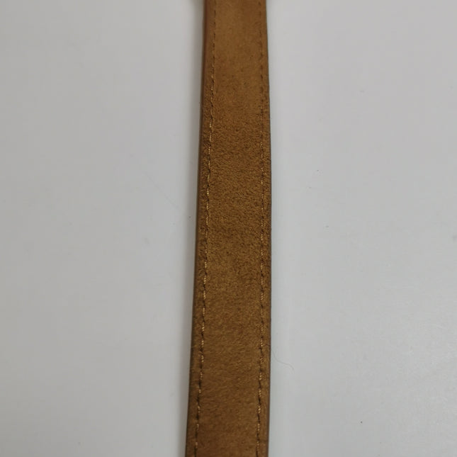 Lady Dior Mini Handbag Brown Leather Shearling Gold Hardware