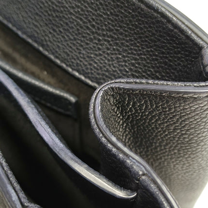 Celine Soft 16 Bag Large Black Grained Calfskin Leather