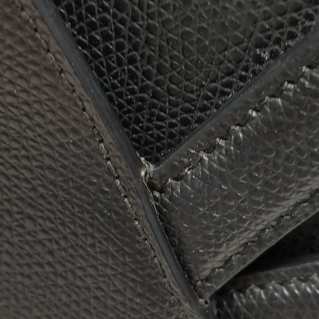 Dior Saddle 2019 Medium Grained Calfskin Leather Bag Black