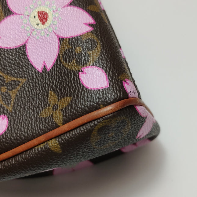 Louis Vuitton x Takashi Murakami Cherry Blossom Sack Reto PM Monogram Handbag