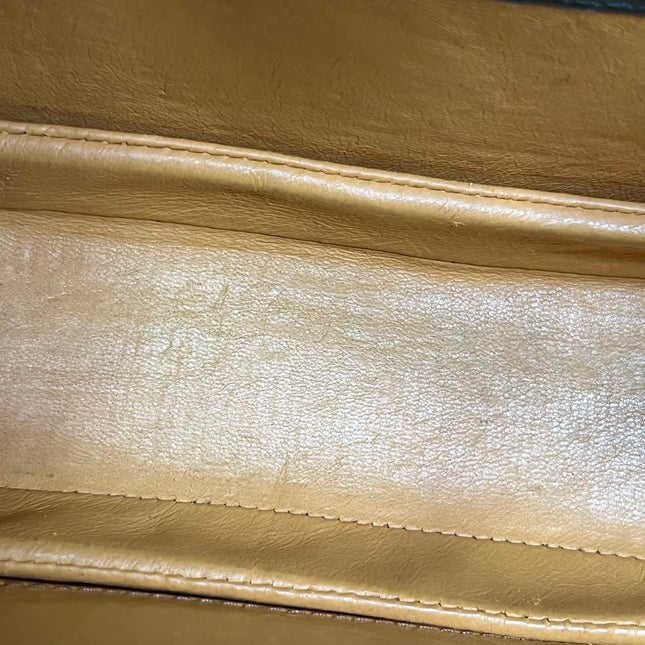 Gucci Bamboo 1947 Top Handle Bag Leather Small Dark Green