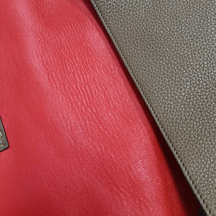 Fendi Baguette Selleria Calfskin Leather Crossbody Bag Large Brown