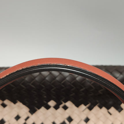 Bottega Veneta Cabat Tote Intreccio Leather Multicolor Brown Burgundy Beige 42cm