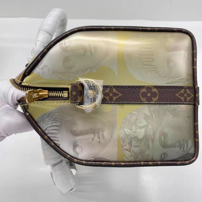 Louis Vuitton Speedy 25 Bandouliere Fornasetti Museum Gold