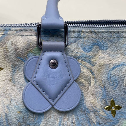 Louis Vuitton x Jeff Koons Speedy 30 Van Gogh Top Handle Bag