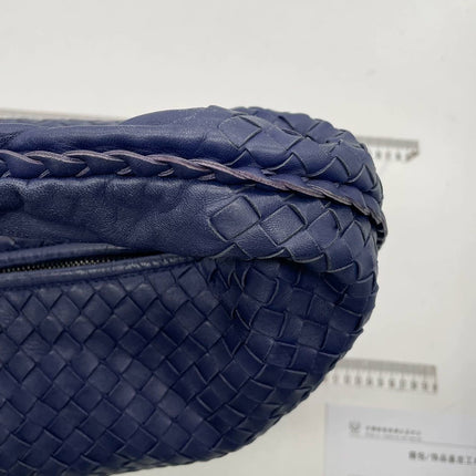Bottega Veneta Veneta Hobo Navy Leather Bag Maxi 50cm