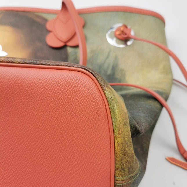 Sold Louis Vuitton x Jeff Koons Monalisa Masters Neverfull MM Tote Medium