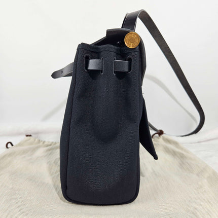 Hermes Herbag 31 Black Canvas Gold Hardware Crossbody Bag