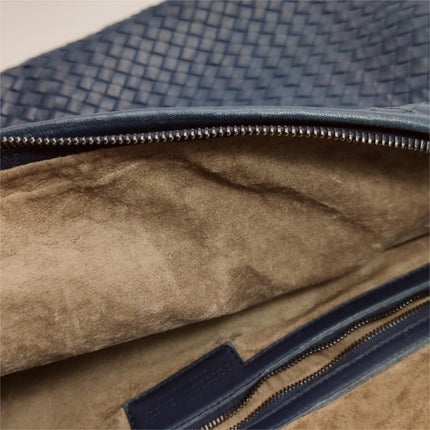 Bottega Veneta Veneta Hobo Maxi Navy Intrecciato Leather 51cm