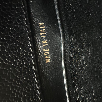 Chanel Kelly Top Handle Bag Black Caviar Leather, 2000-2002