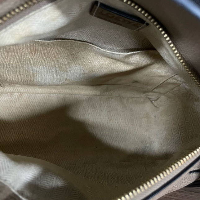 Loewe Puzzle Small Sand Beige Brown Strap Crossbody Bag
