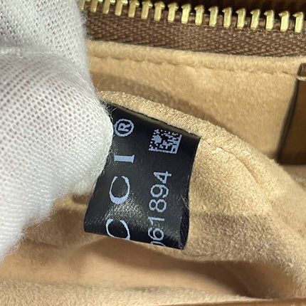 Gucci 1955 Horsebit Shoulder Bag Caramel Brown Small Leather