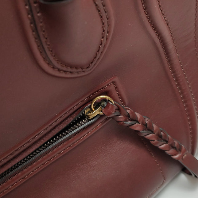 Celine Phantom Mini Burgundy Leather 30cm