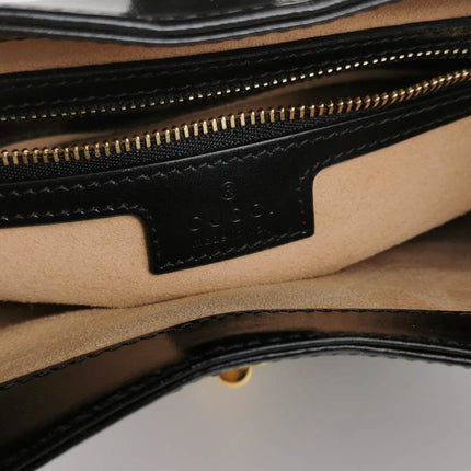 Sold Gucci Jackie 1961 Black Leather Bag Small with Adjustable Strap