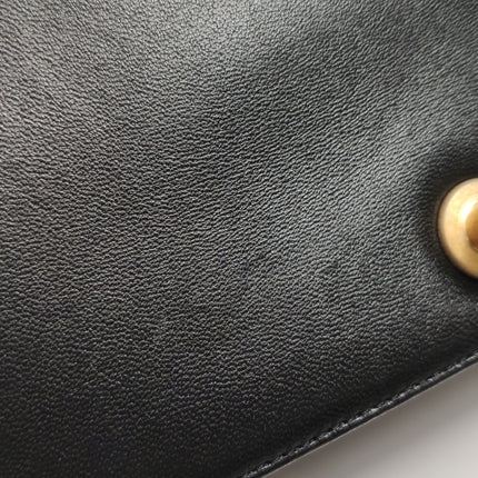 Chanel Le Boy Bag Small Camellia Black Lambskin Leather Gold Hardware