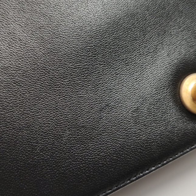 Chanel Le Boy Bag Small Camellia Black Lambskin Leather Gold Hardware