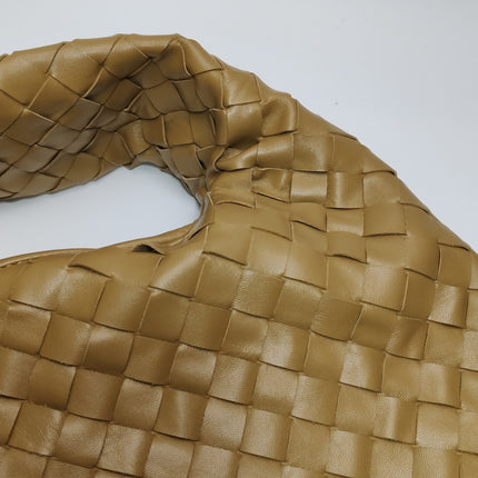 Bottega Veneta Hop Hobo Medium Leather Beige 46cm