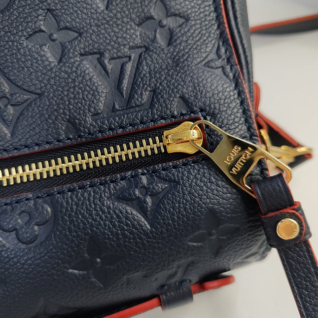 Louis Vuitton Pochette Métis Monogram Empreinte Leather Navy