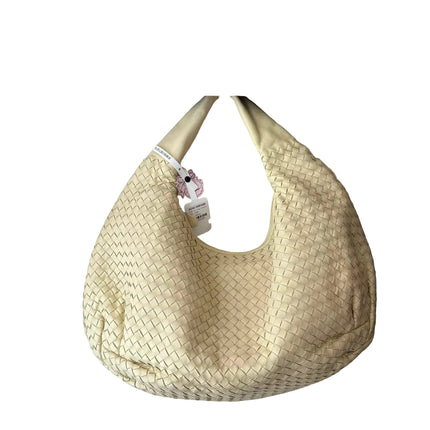 Bottega Veneta Belly Hobo Intrecciato Pale Yellow Large 50cm