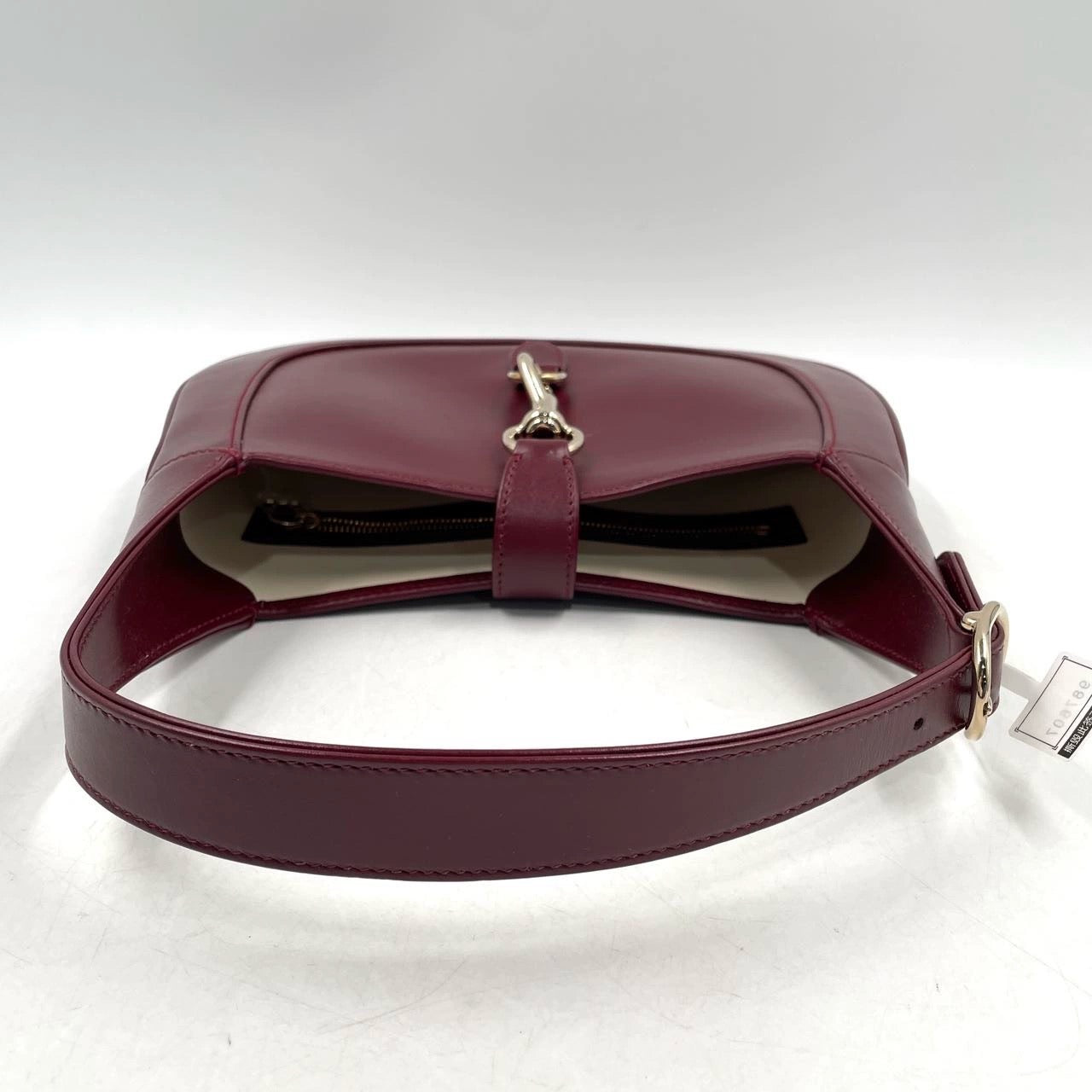 Gucci Jackie 1961 Small Ancora Red Leather Shoulder Bag Clasp S24