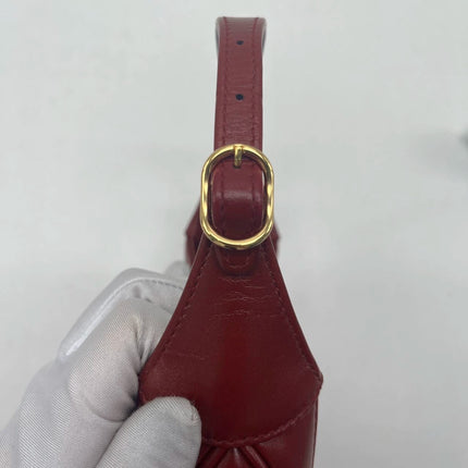 Gucci Jackie 1961 Mini Red Burgundy Leather Bag