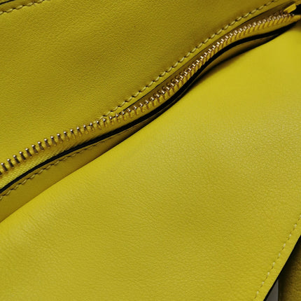 Loewe Puzzle Hobo Yellow Leather Shoulder Bag