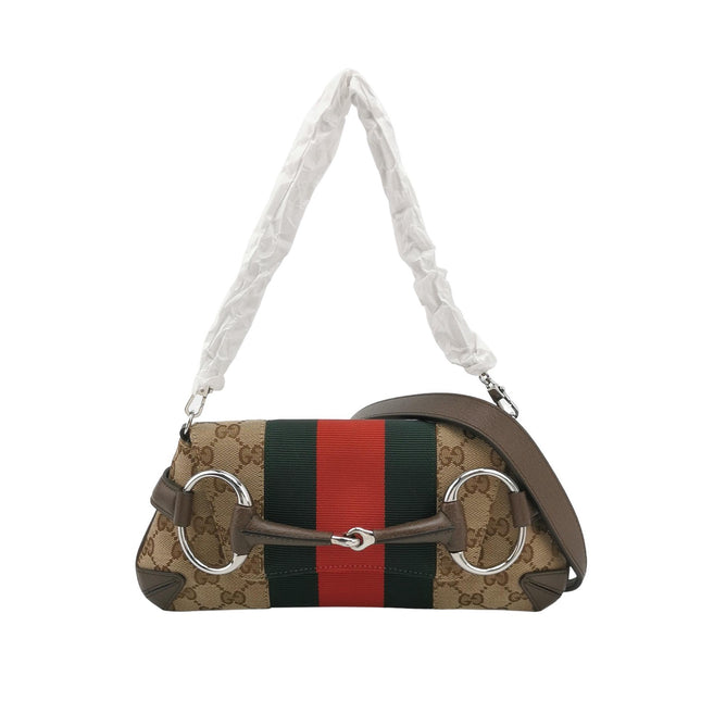 Gucci Horsebit 1955 Re-issue Chain Shoulder Bag Small Monogram-Luxbags