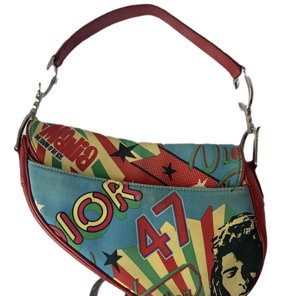Sold Dior Saddle bag Bob Marley Design by John Galliano