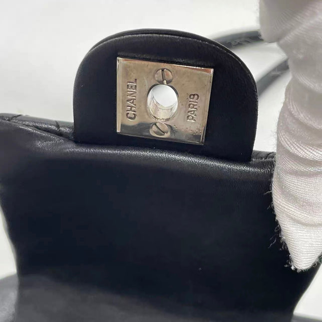 Chanel Cambon Multi-pocket Ligne Reporter Bag Medium Black Calfskin Leather