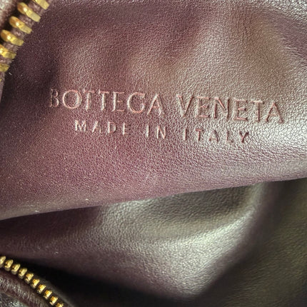 Bottega Veneta Jodie Mini Dark Burgundy Wine Leather