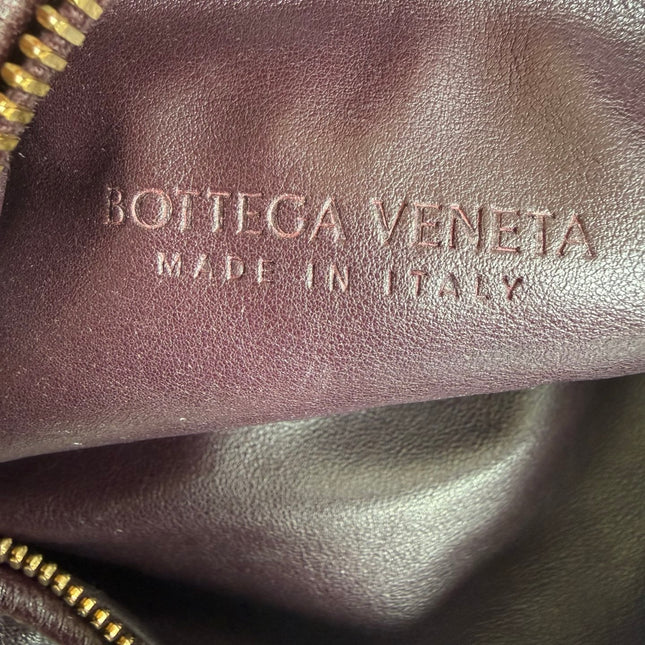 Bottega Veneta Jodie Mini Dark Burgundy Wine Leather