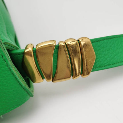 Sold Bottega Veneta Cassette Parakeet Green Leather Crossbody Bag