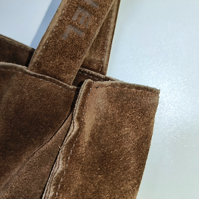 Chanel Tote Mini Brown Suede 1996-1997