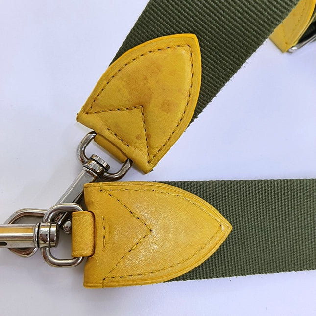 Louis Vuitton Neo Papillon Revelation GM Beige and Canvas Yellow Leather with Strap