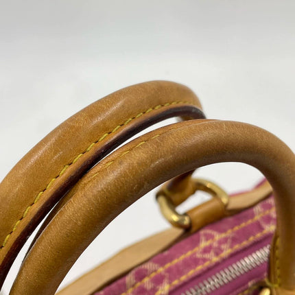 Louis Vuitton Denim Neo Speedy Boston Bag Pink