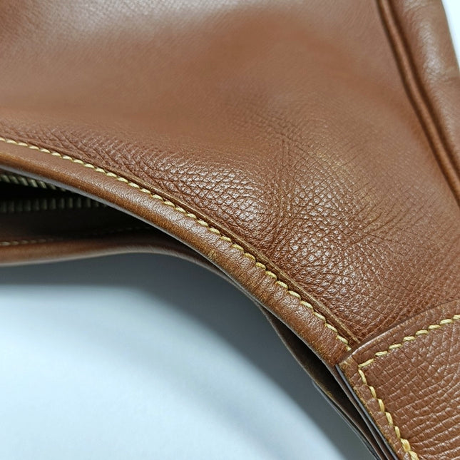 Hermès Trim 31 Gold Brown Epsom Leather Shoulder Bag