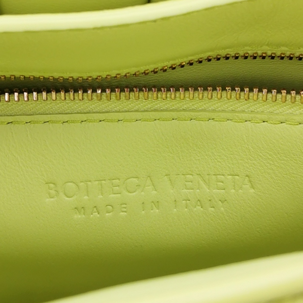 Sold Bottega Veneta Chain Cassete Lime Yellow Crossbody Bag