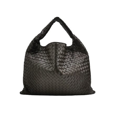Bottega Veneta Hop Large Leather Fondant Chocolate Brown Hobo Bag-Luxbags