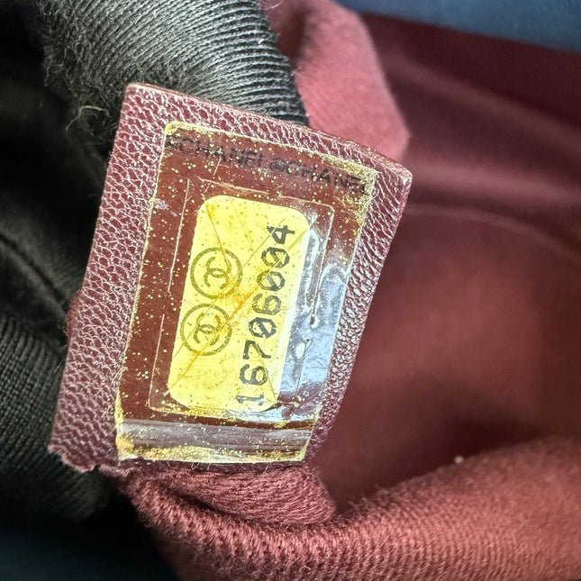 Chanel Perfect Edge Tote Quilted Navy Leather Antique Gold Hardware