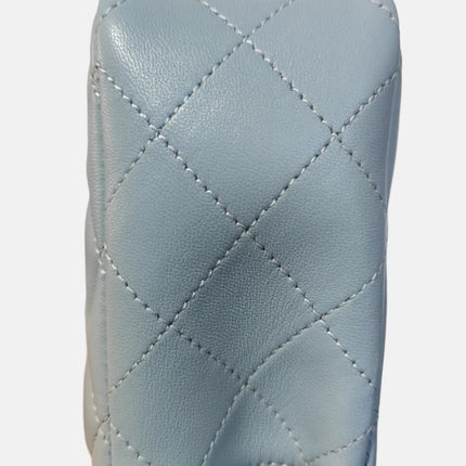 Sold Chanel Classic Flap Rectangular Mini Misty Blue Lambskin, 2011-2012