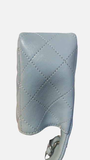 Sold Chanel Classic Flap Rectangular Mini Misty Blue Lambskin, 2011-2012