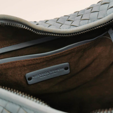 Bottega Veneta Veneta Hobo Medium Baby Blue Intrecciato Leather Bag 43cm