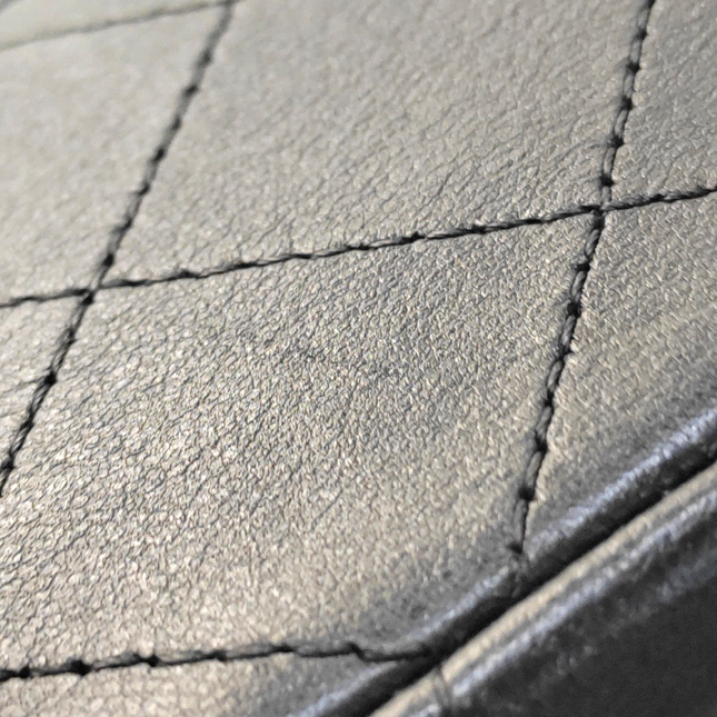 Chanel Timeless Classic Flap Medium Black Lambskin Leather Gold Hardware, 2015-16